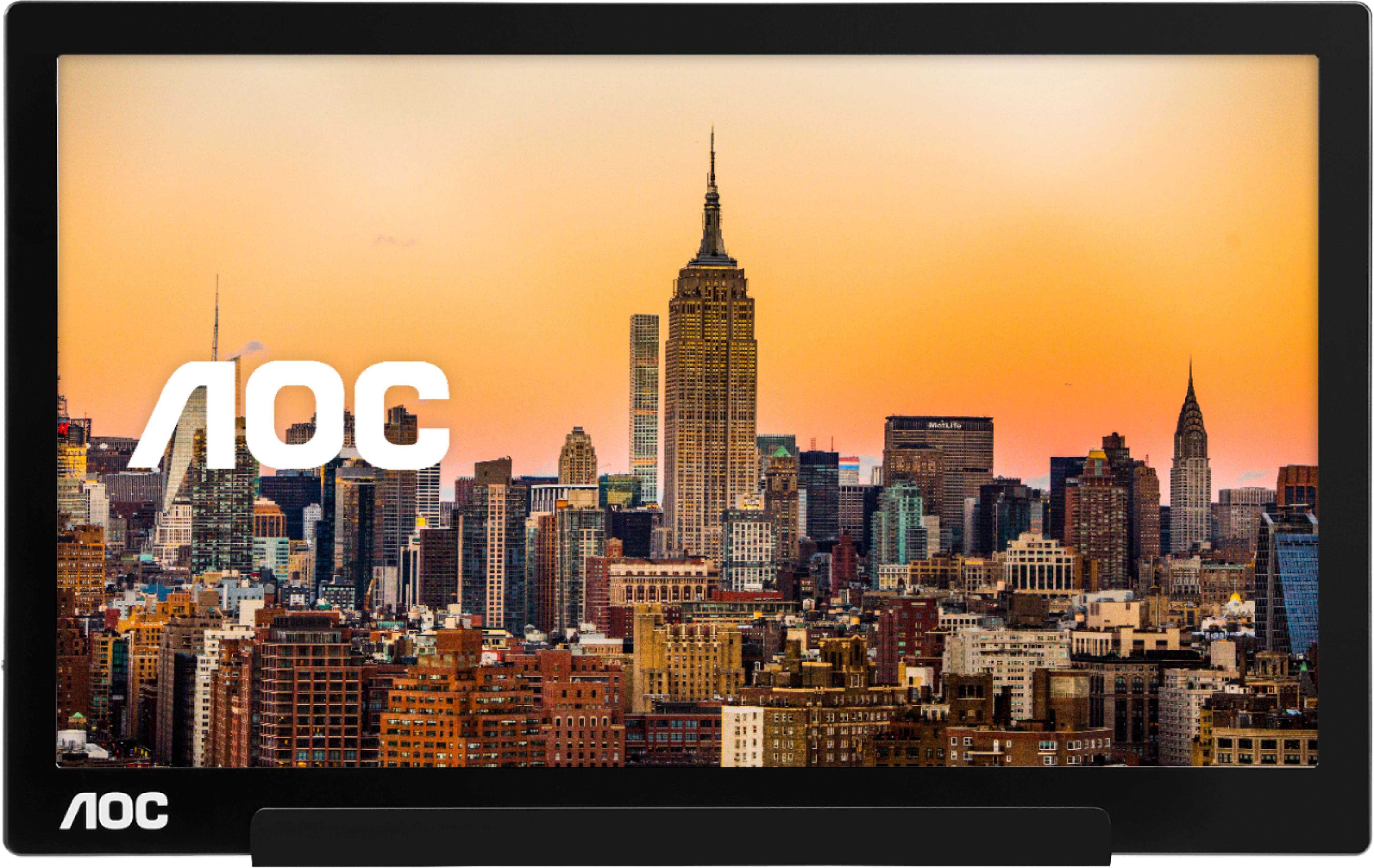 AOC - I1601C 15.6" LED IPS FHD USB-C Portable Monitor - Black (I1601C)