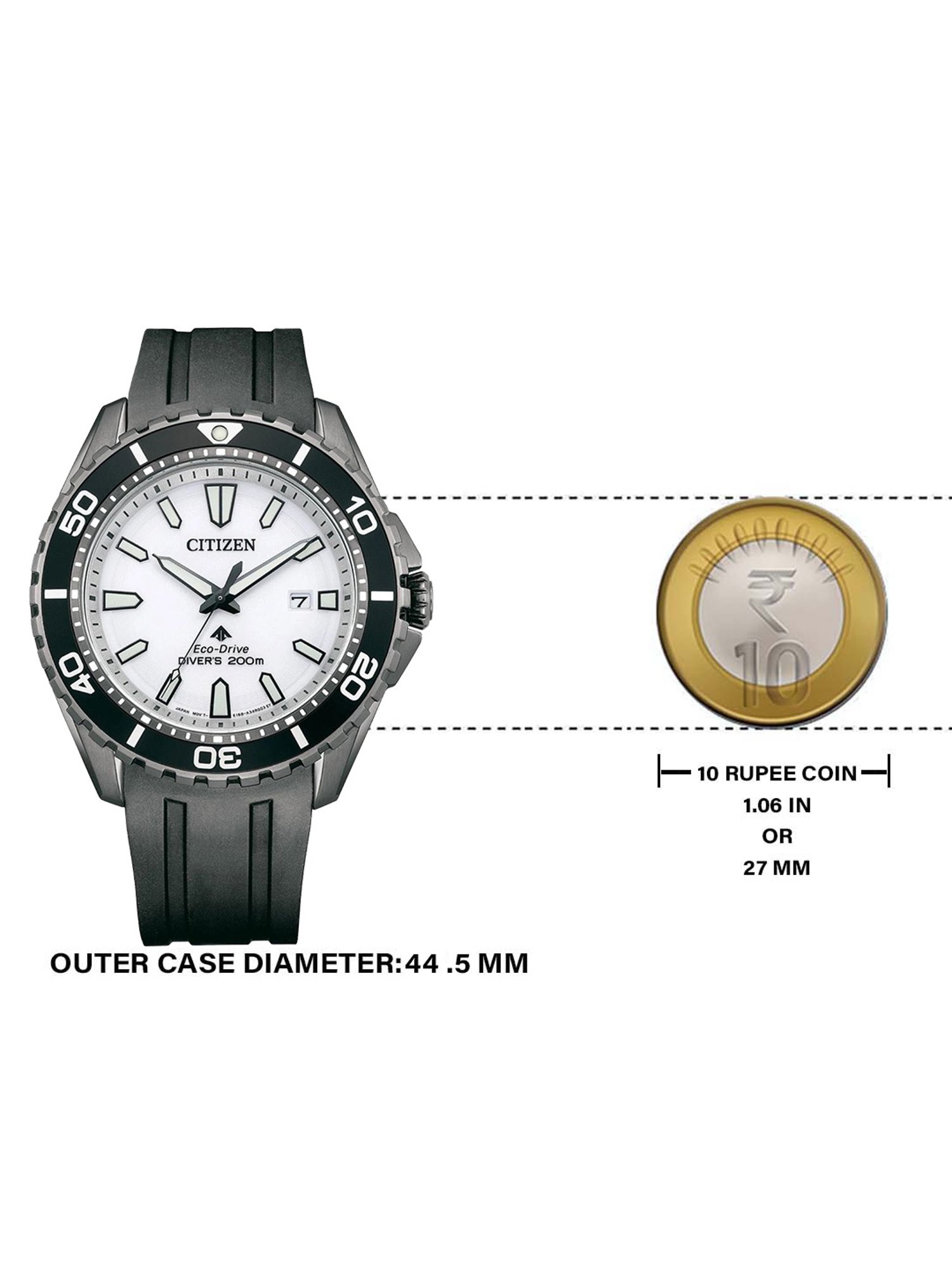 Citizen BN0197-08A Eco Drive Analog Watch for Men