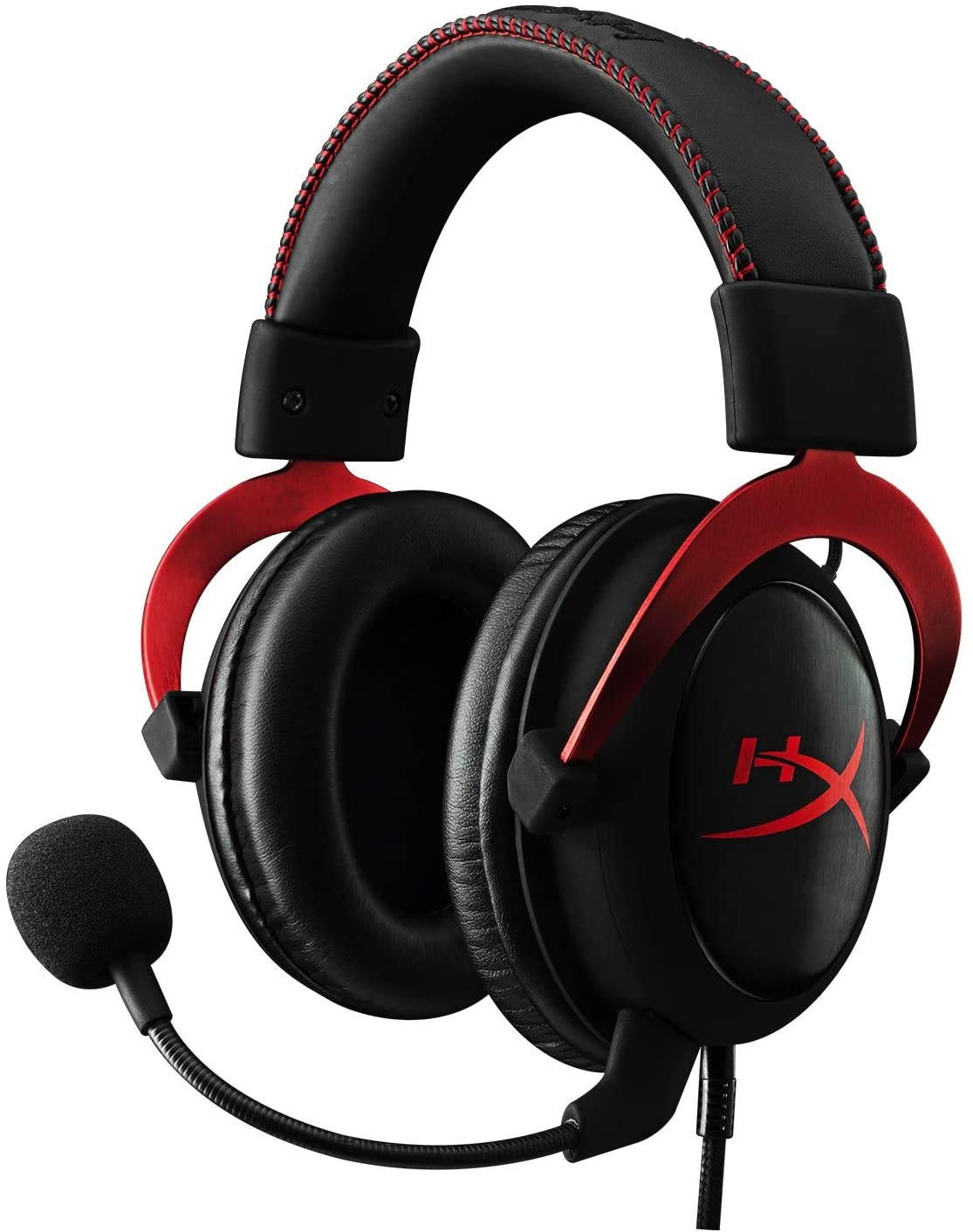 HyperX Cloud II Gaming Headset- Red (KHX-HSCP-RD) with HyperX Cloud II Gaming Headset - Gun Metal (KHX-HSCP-GM) - Bundle
