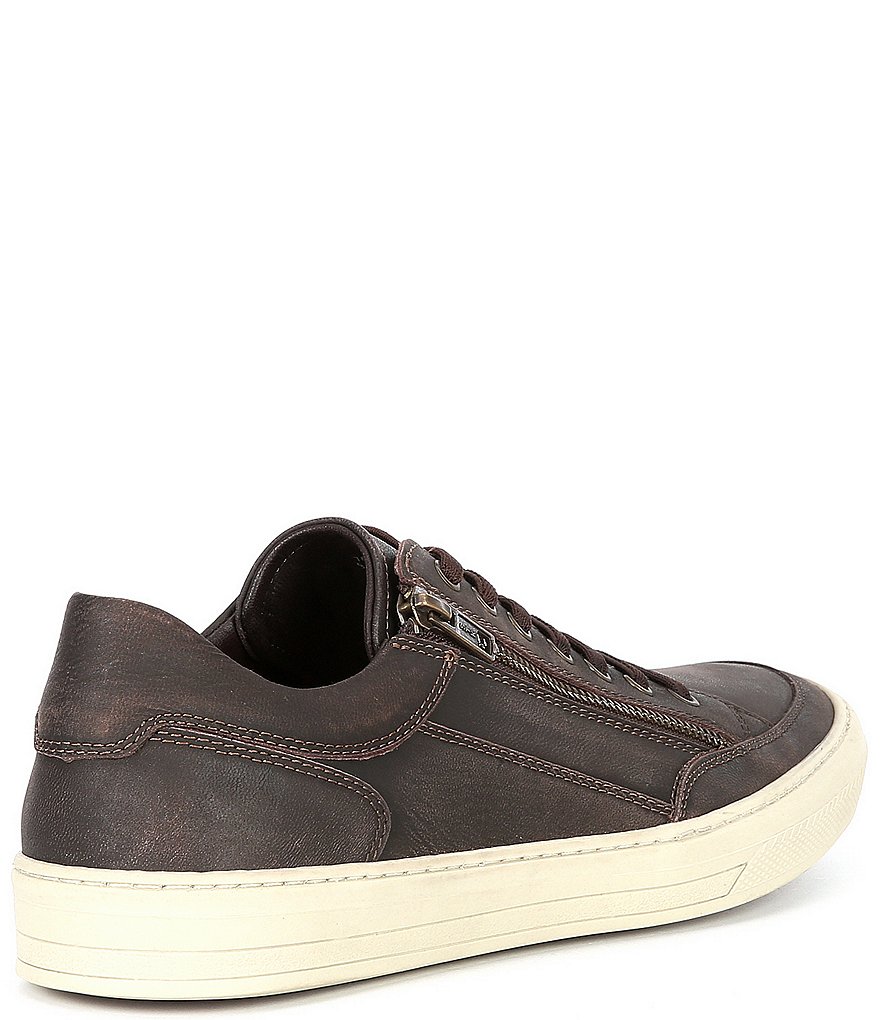 Flag LTD. Men's Vulcon Zip Lo Leather Sneakers
