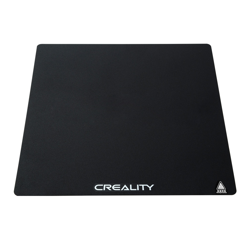 Original Creality 3D Heated Bed Sticker Sheet Build Surface High Temperature Resistant 320*310mm/12.6*12.2in Compatible with CR-10S PRO/CR-X 3D Printer