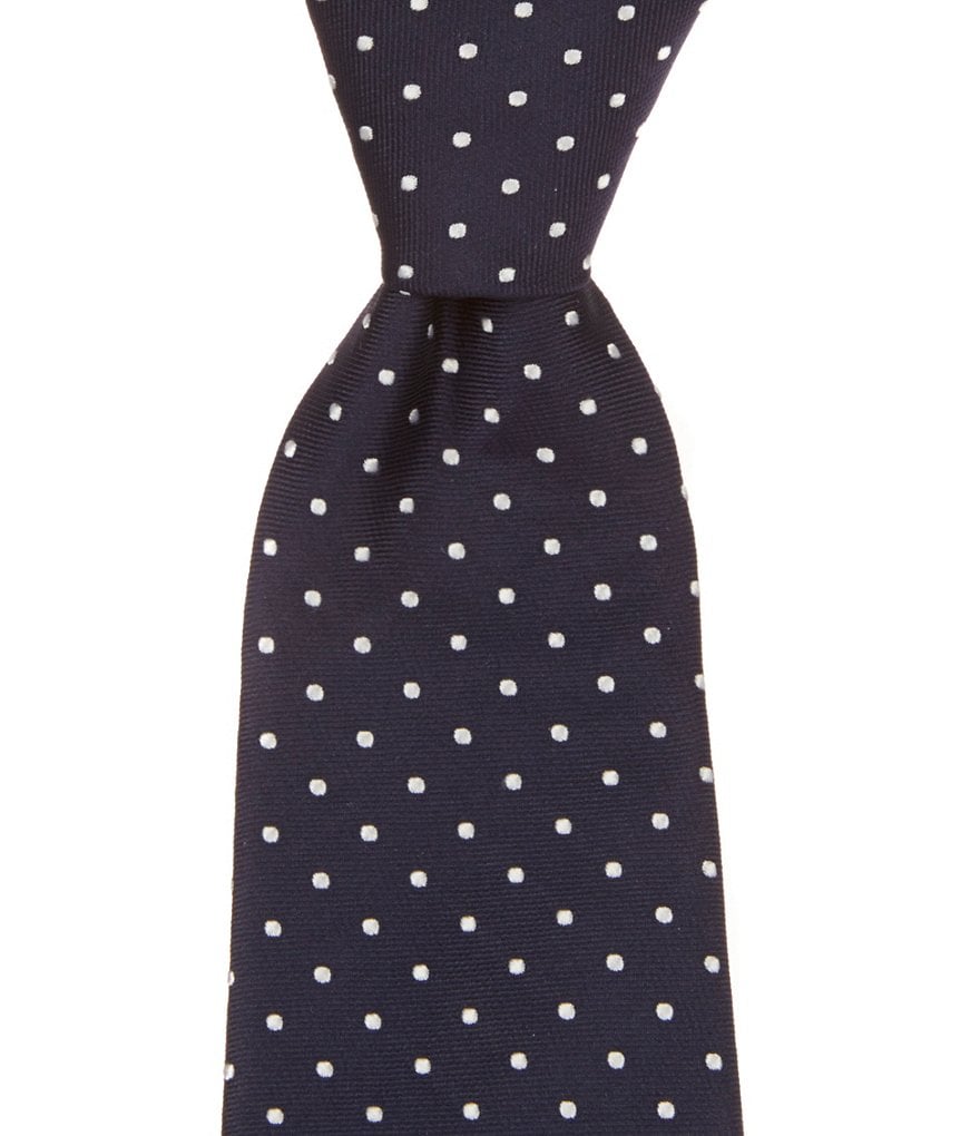 Brooks Brothers Boys Dotted Silk Tie