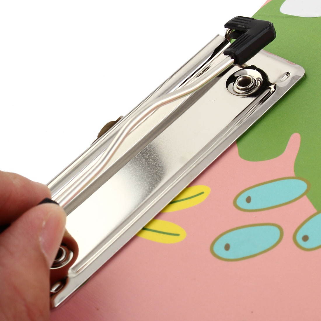 Office School Wooden Plant Pattern Clipboard Hardback File Clip Board Filing