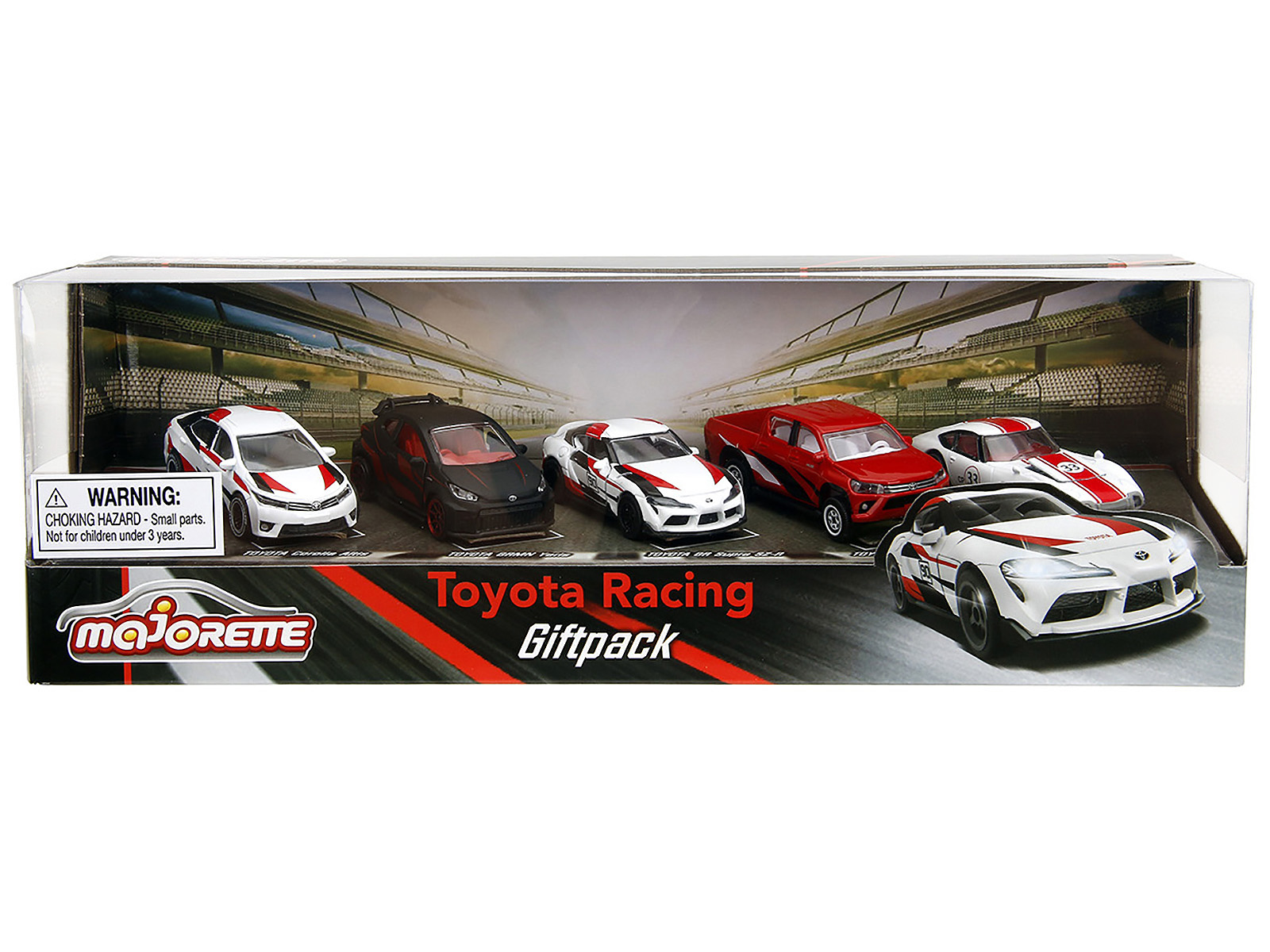 Toyota Racing Giftpack (2024) 5 piece Set 1/64 Diecast Model Cars by Majorette