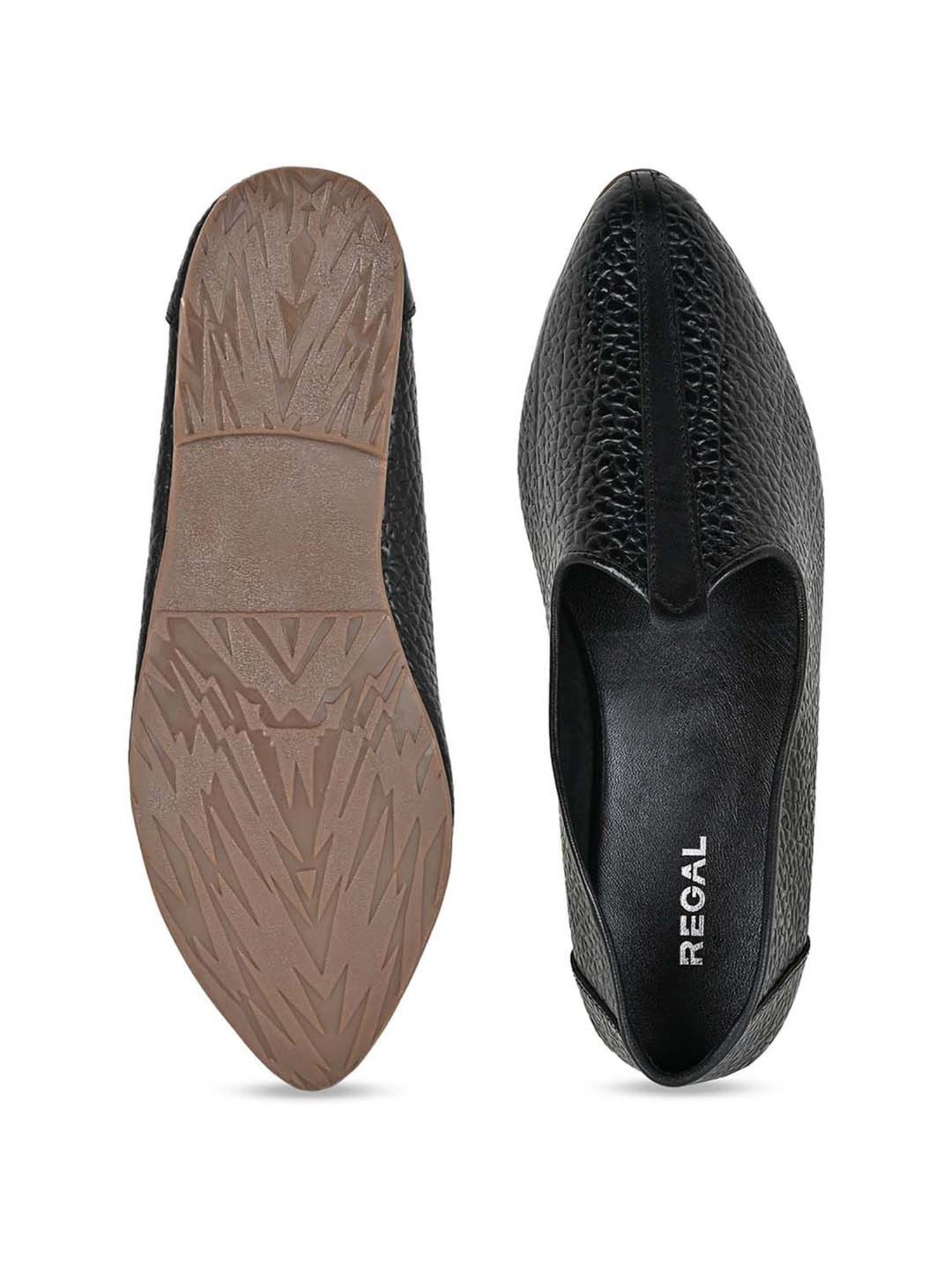 Regal Men's Black Casual Mojris