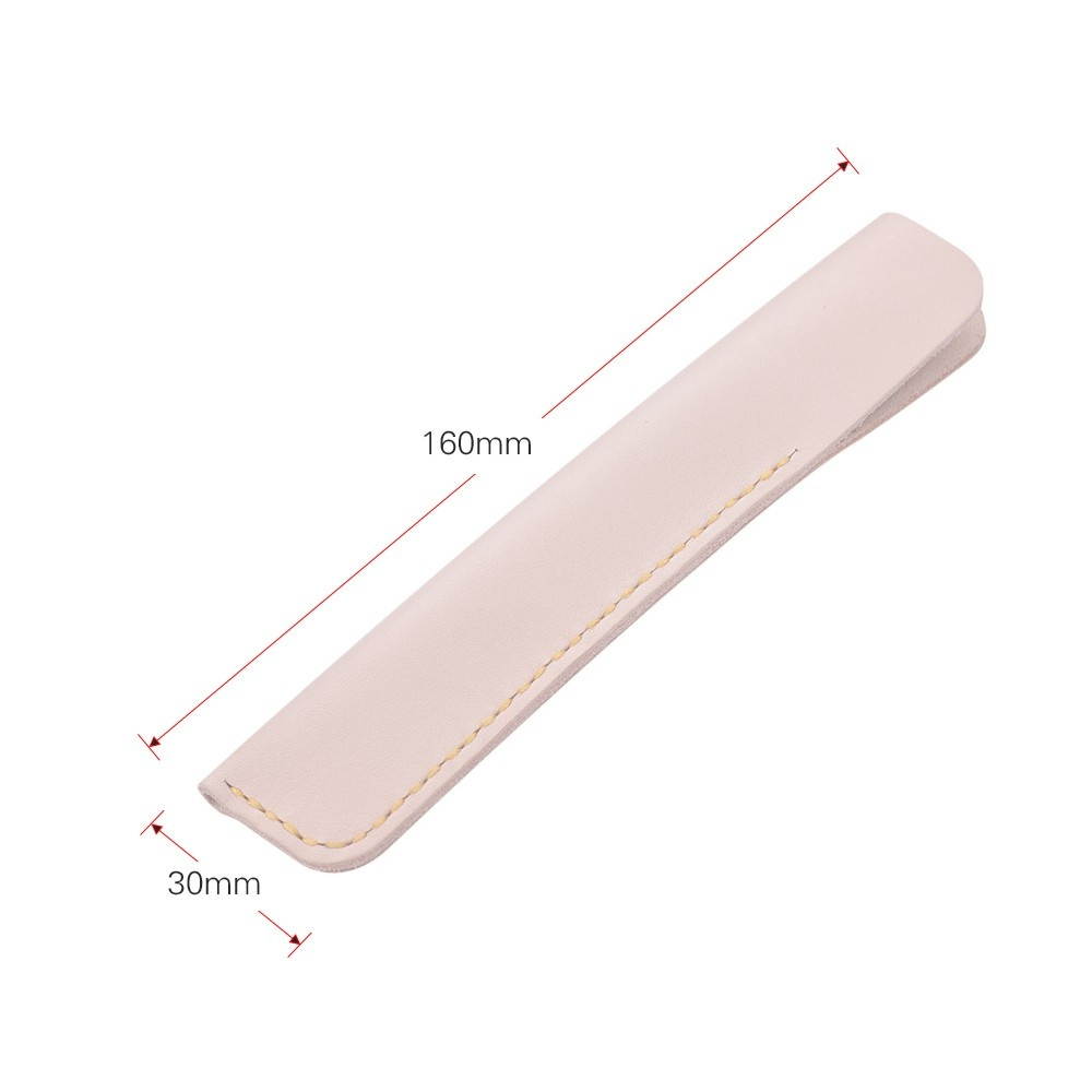 Handmade Leather Pen Case Fountain Sleeve Bag Vintage Pouch for Single Pen Stylus Ballpoint 6.3 * 1.2''