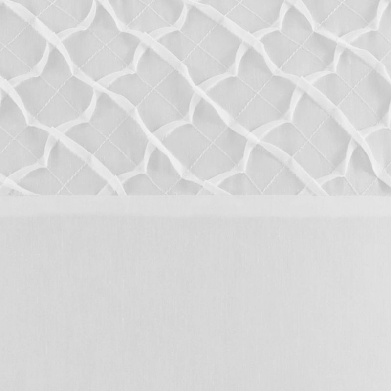 White Mosaic Pillow Sham (Euro) - Stone Cottage