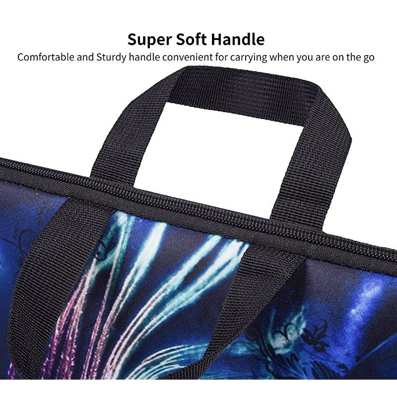 inch Chromebook Laptop Bag Sleeve Case Compatible with Lenovo Chromebook C330/Samsung Chromebook 4/Lenovo Chromebook Flex 3/ASUS L203MA-DS04 VivoBook /Dell 11-5190 Case Bag( Peacock Feather)