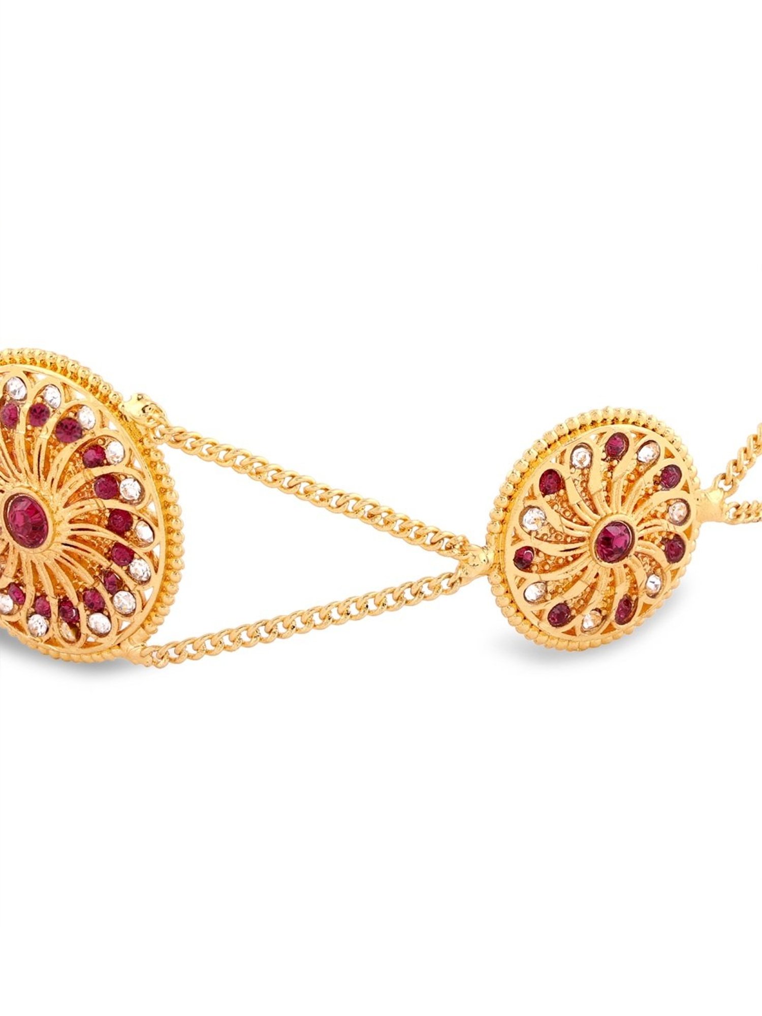 OOMPH White Pearls Wedding Hair Band