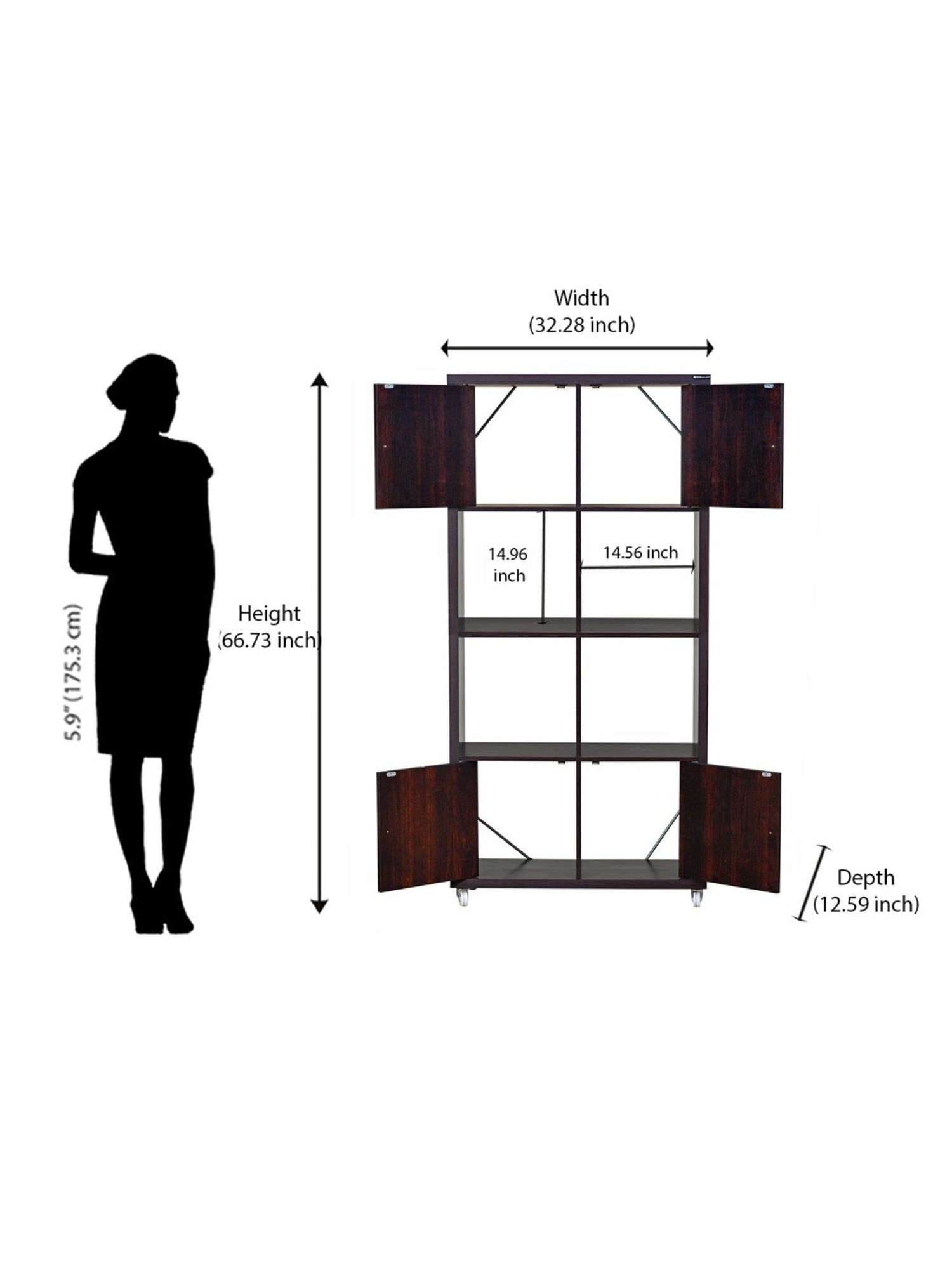 Nilkamal Cora White Engineered Wood TV Entertainment Unit with 2 Shelves