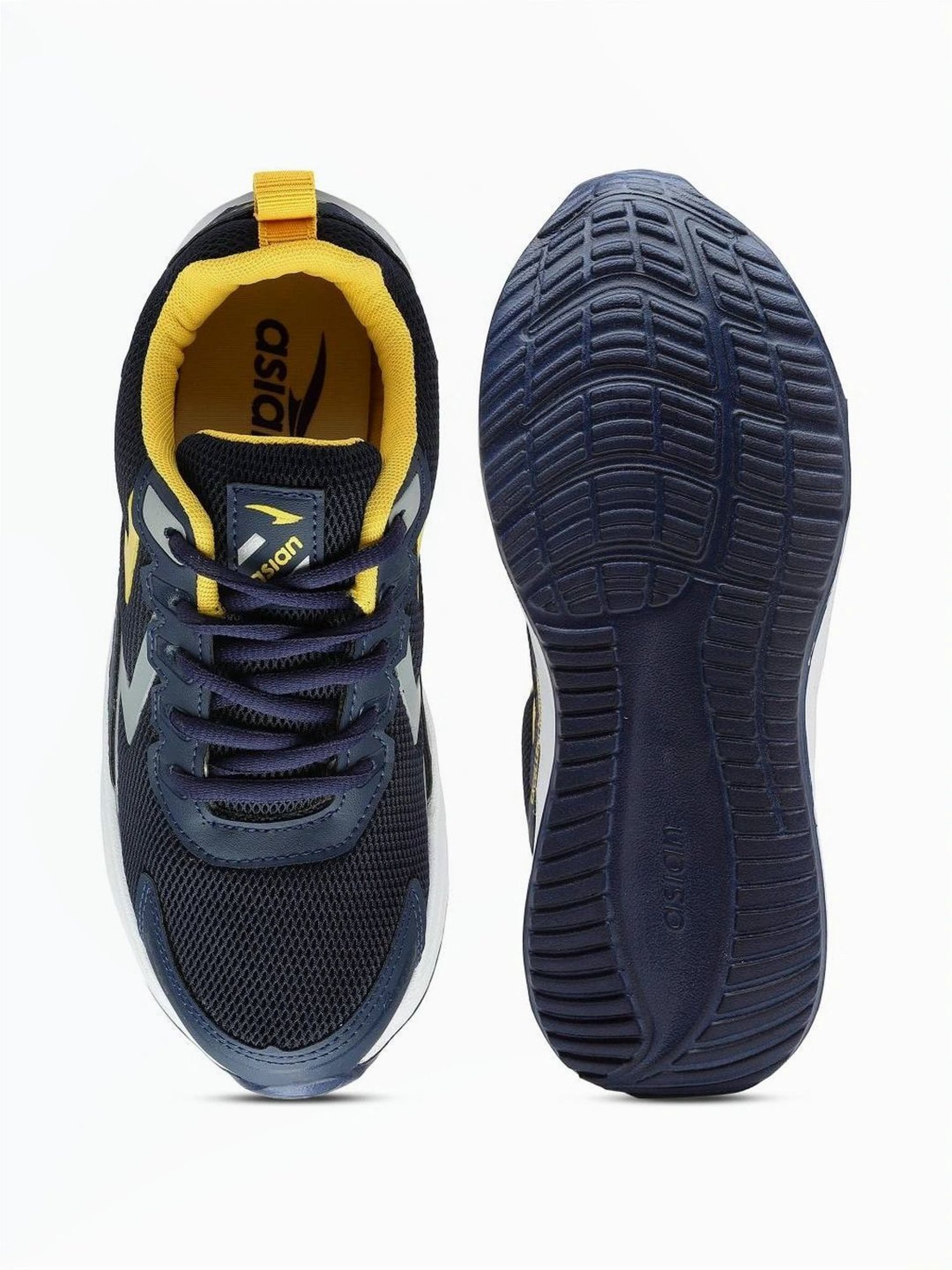 Asian Kids Navy Running Shoes