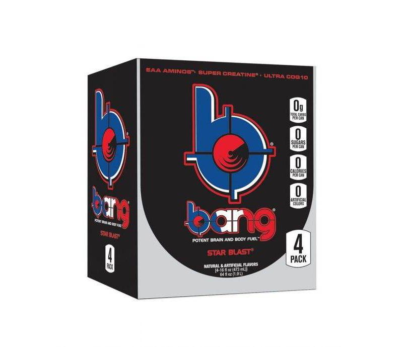 BANG Star Blast Energy Drink - 4pk/16 fl oz Can