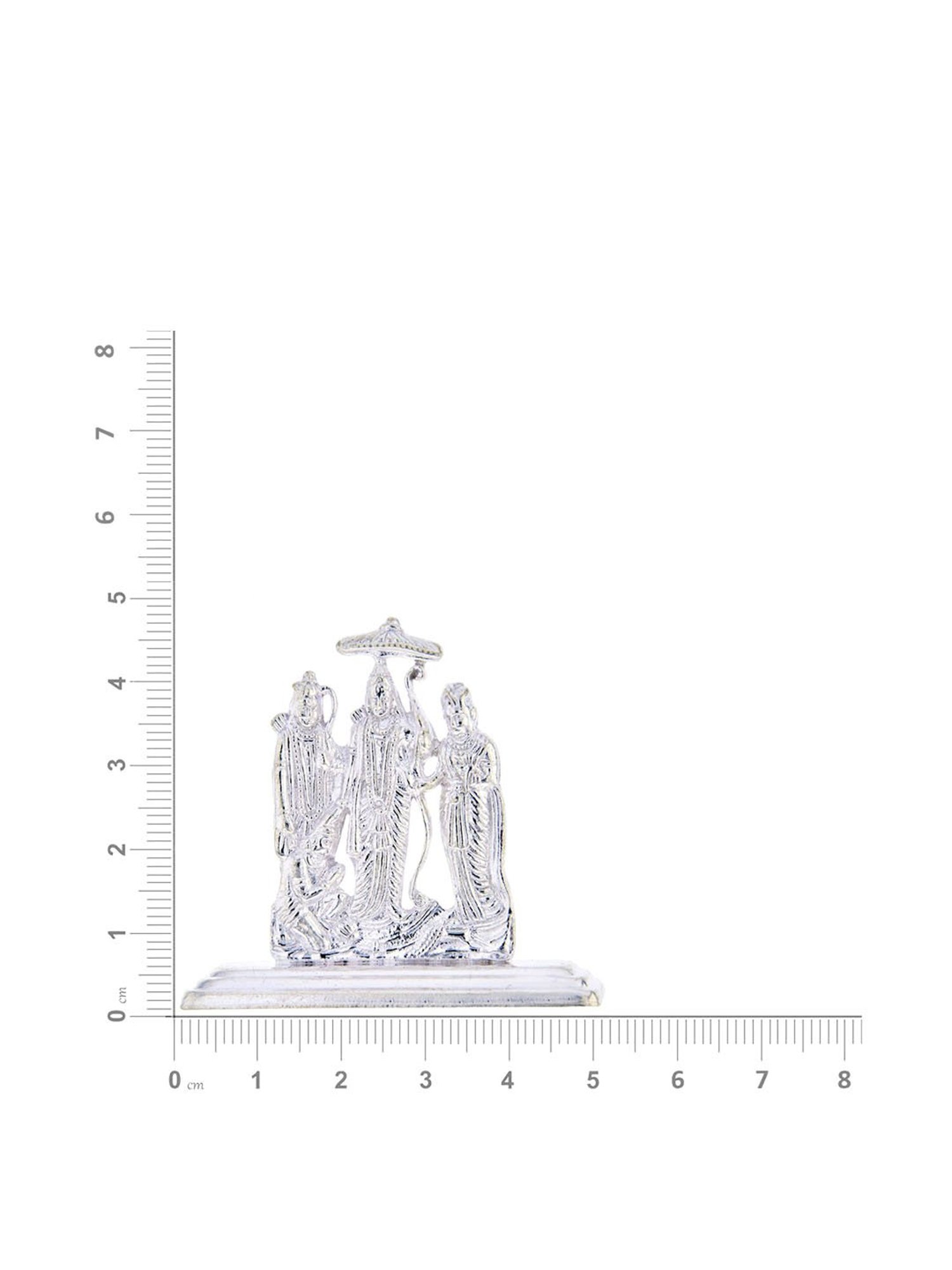 Sri Jagdamba Pearls Sri Ram 0.8 Silver Divine Idol