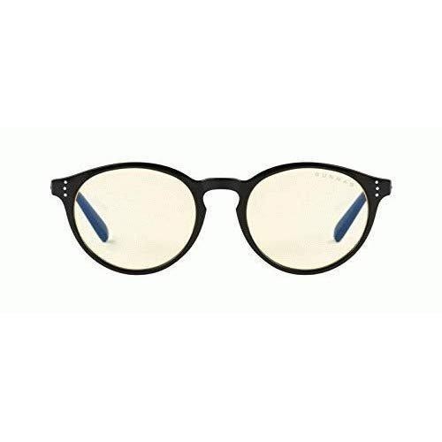 Gunnar Optiks ATT-00101 Attache Computer Glasses - Block Blue Light, Anti-Glare, Minimize Digital Eye Strain, Onyx/Amber