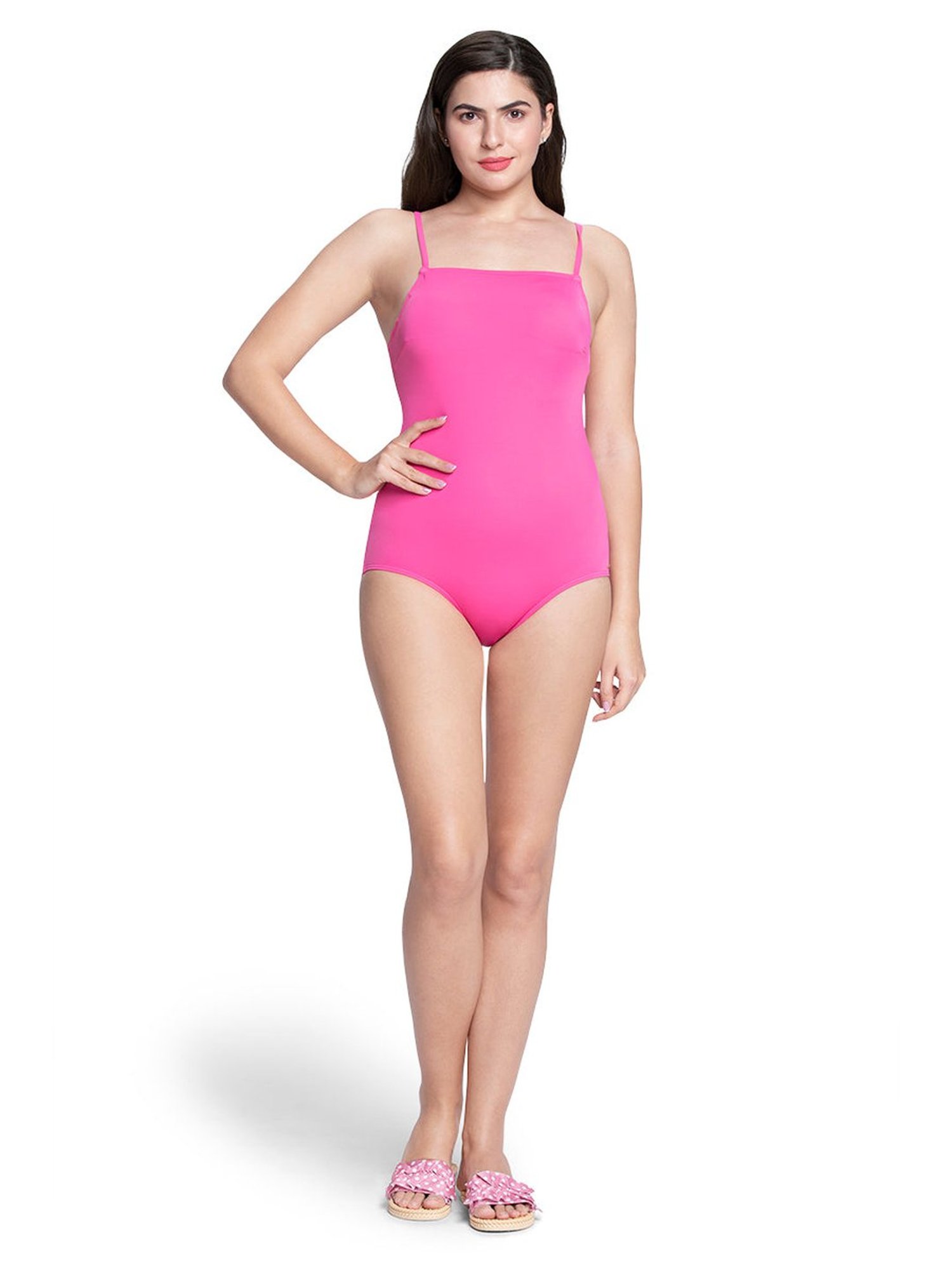 Amante Pink Padded Swim Suit