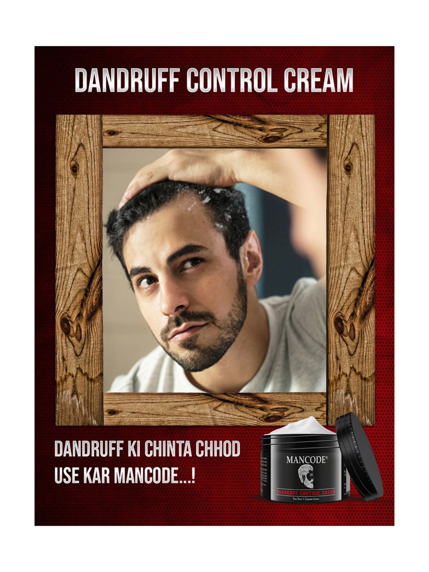 Mancode Dandruff Control Cream - 100 gm