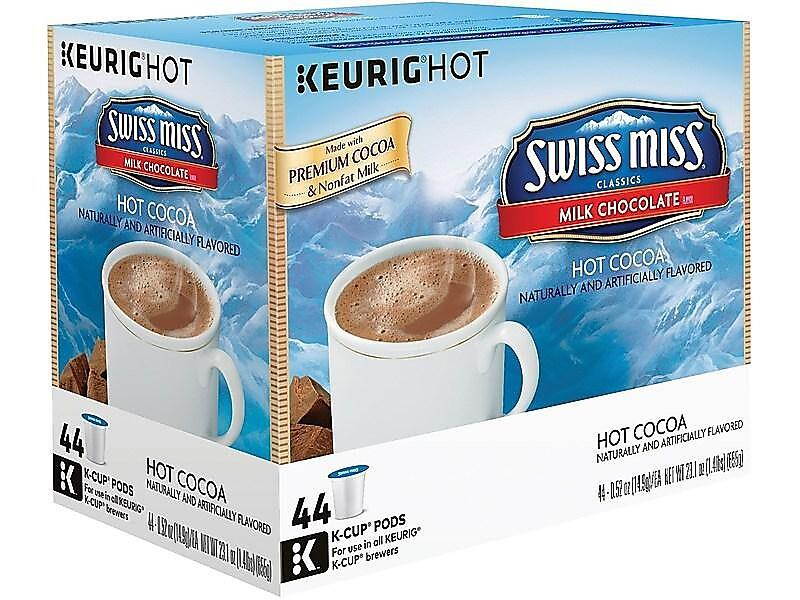 Swiss Miss Milk Hot Chocolate K-Cup Pods 44/Box (351178) 2259481