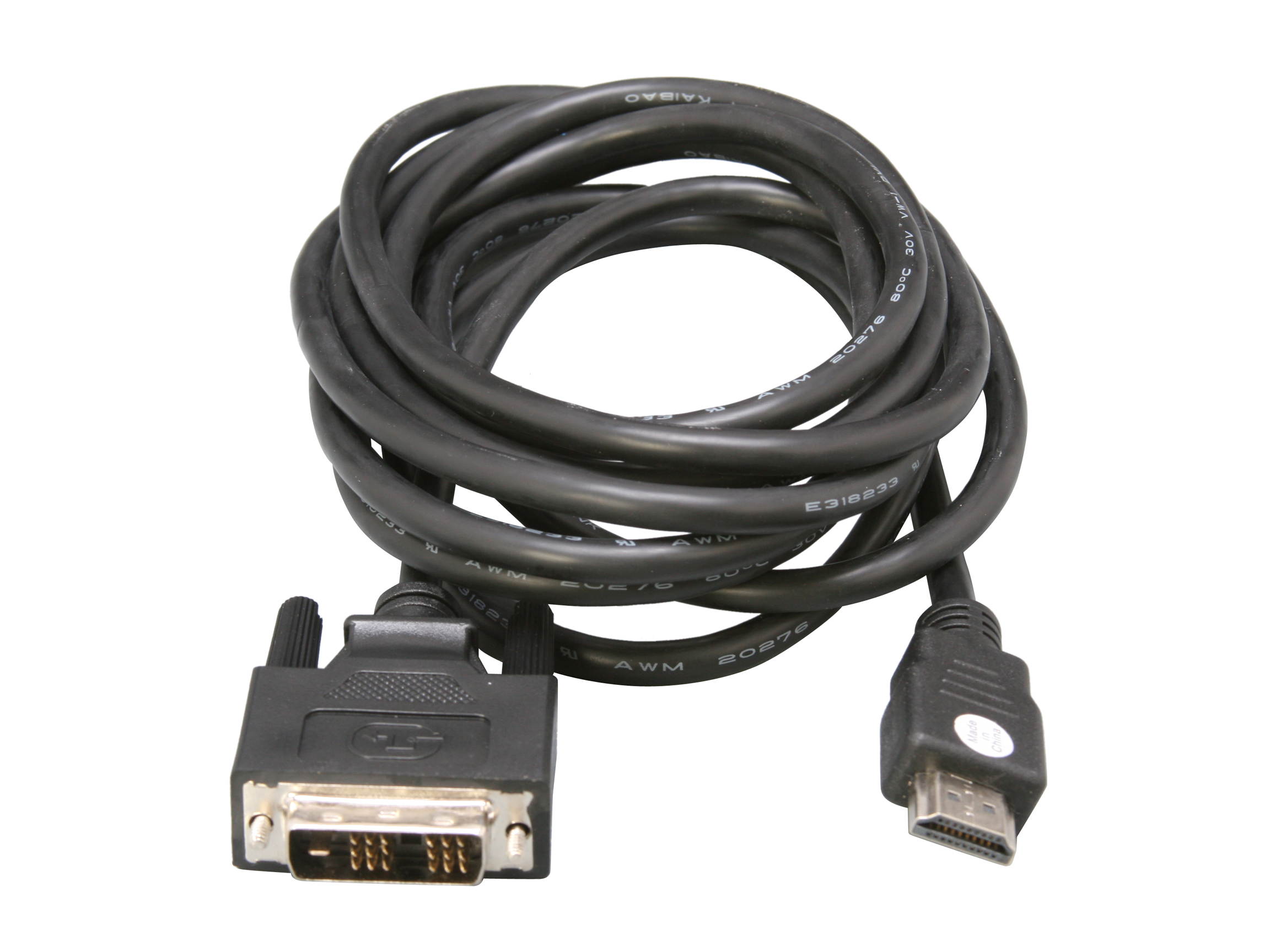 DAT 7307D 10 ft. HDMI to DVI Cable