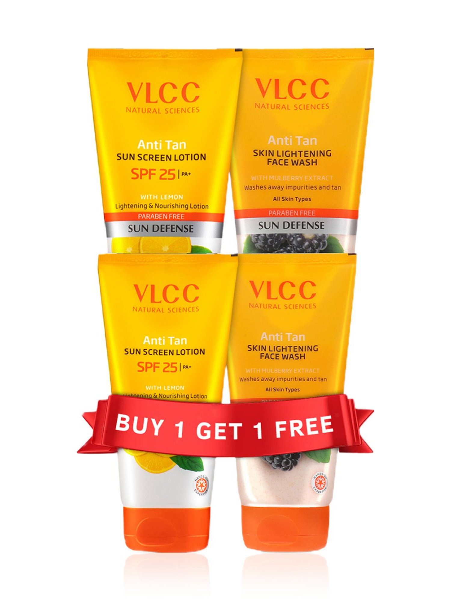 VLCC Anti Tan Kit with Anti Tan Skin Lightening Face Wash & Anti Tan Sunscreen Lotion Combo
