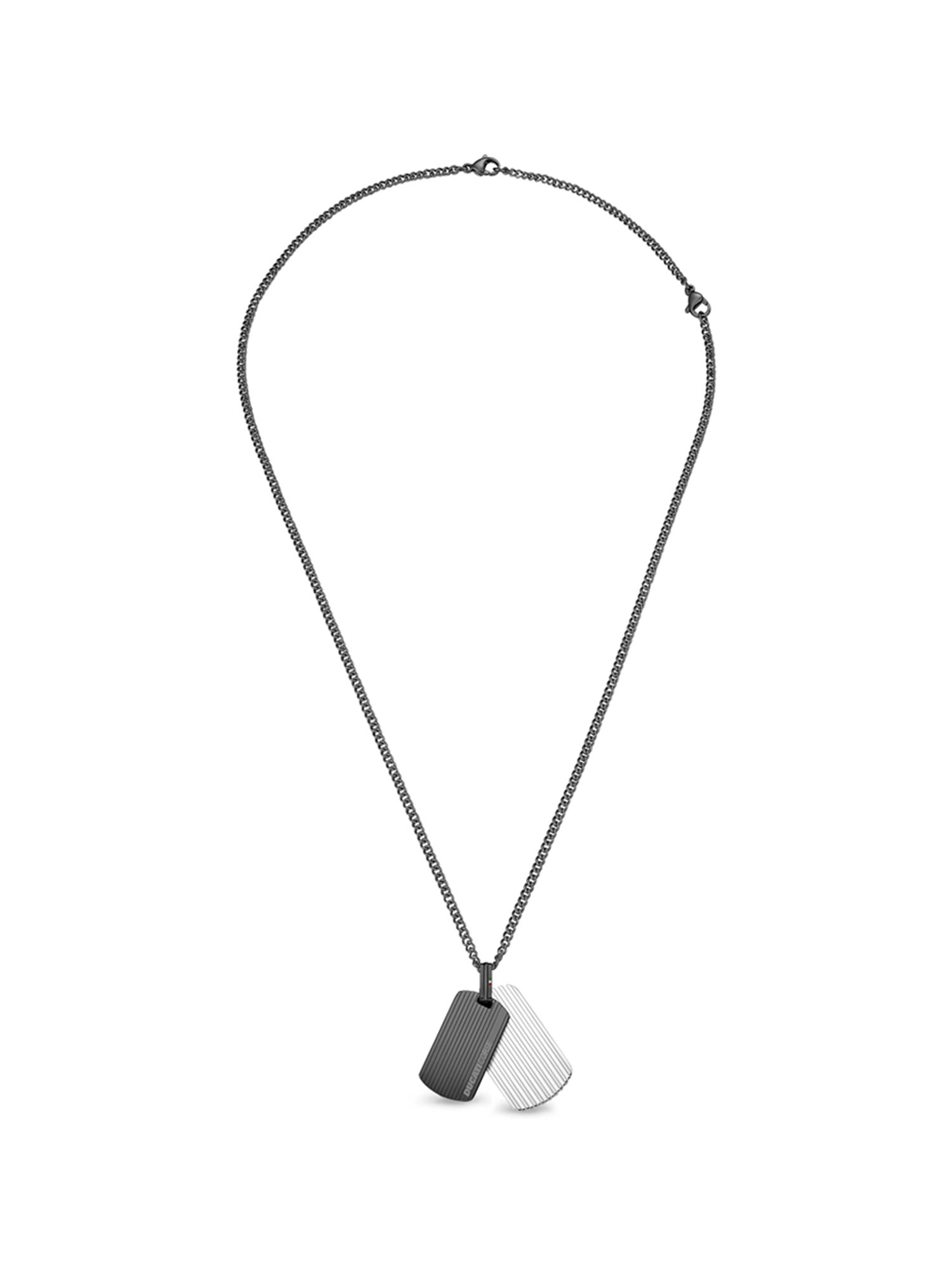 Ducati Corse Duo Grey Necklace for Men's - DTAGN0001001