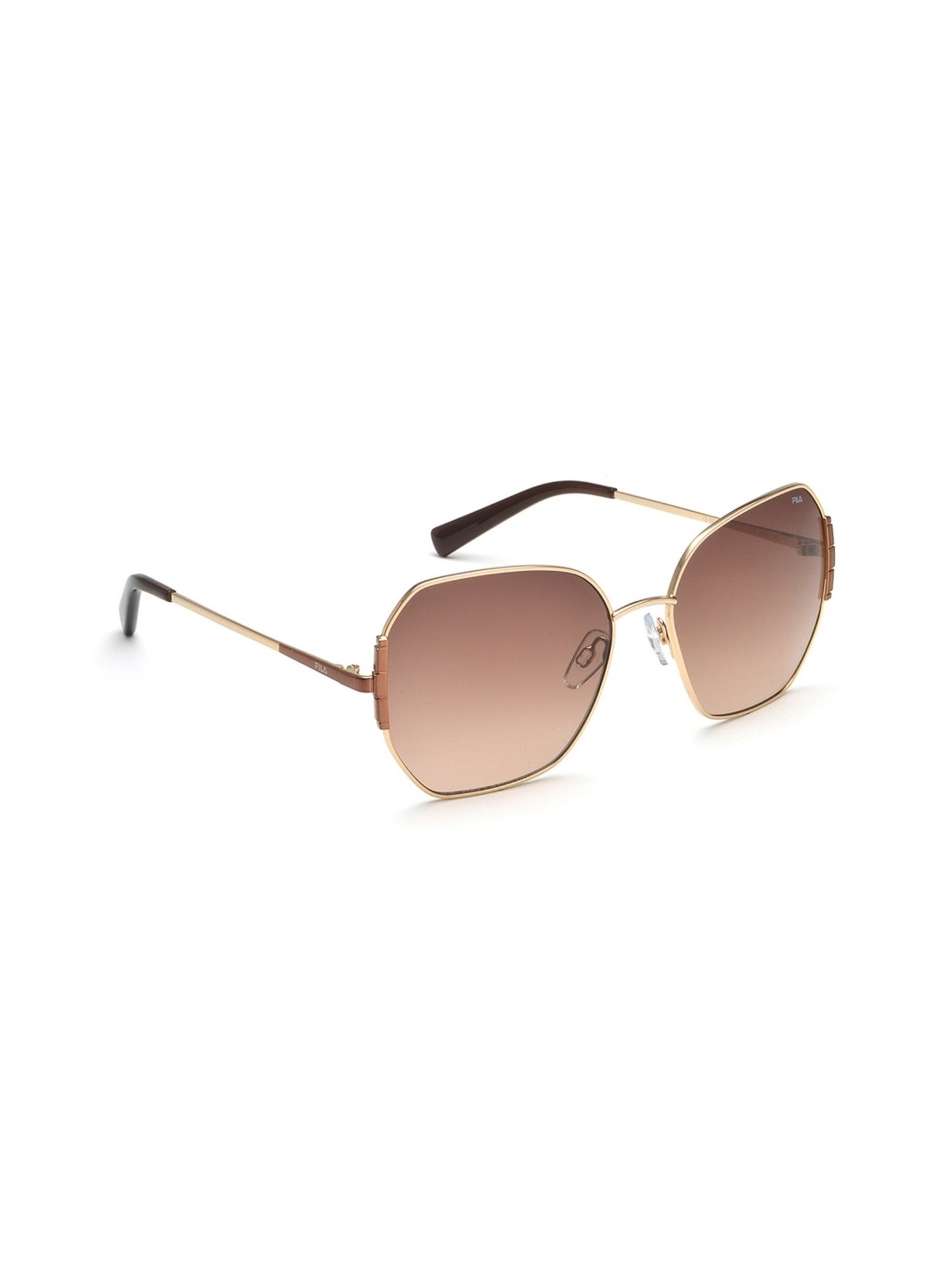 Fila Brown Square Sunglasses for Women