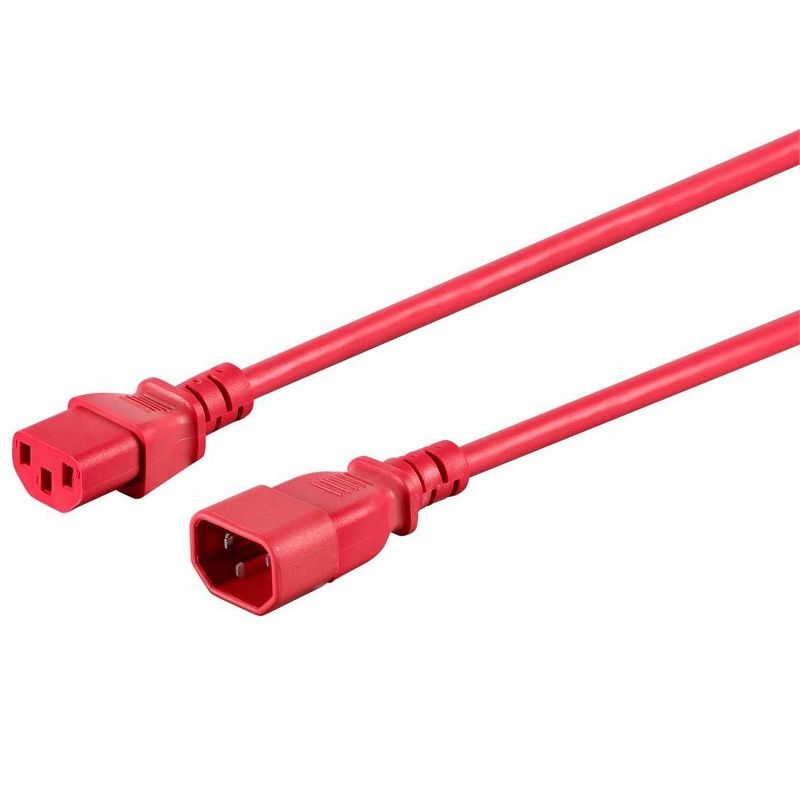 D'Addario Planet Waves IEC to NEMA Plug Power Cable, 10FT 10 ft. Red/Black