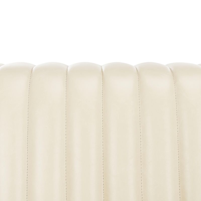 Byron Faux Leather 2 Seater Reclining Loveseat Dark Brown - Baxton Studio