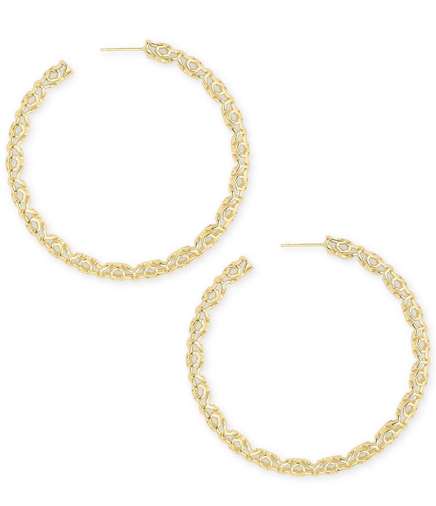 Kendra Scott Maggie Hoop Statement Earrings