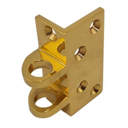 Progressive, 1776AS/3, Polished Brass (US3), Like Segal, Angle Strike Only Replacement For Any Solid Jimmy Proof Lock