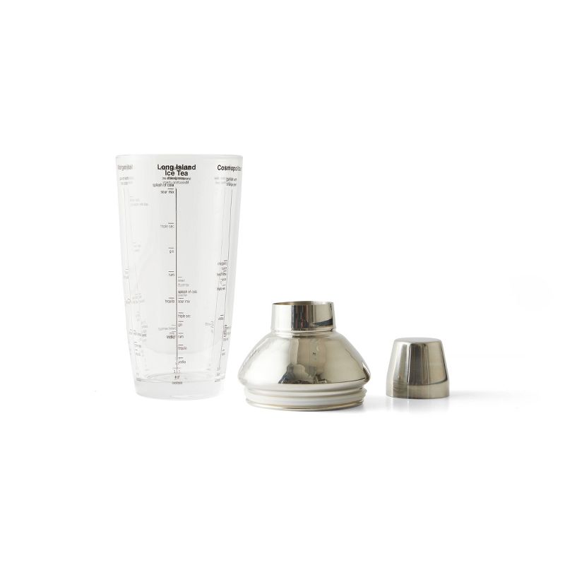 Houdini 24oz Recipe Cocktail Shaker Glass