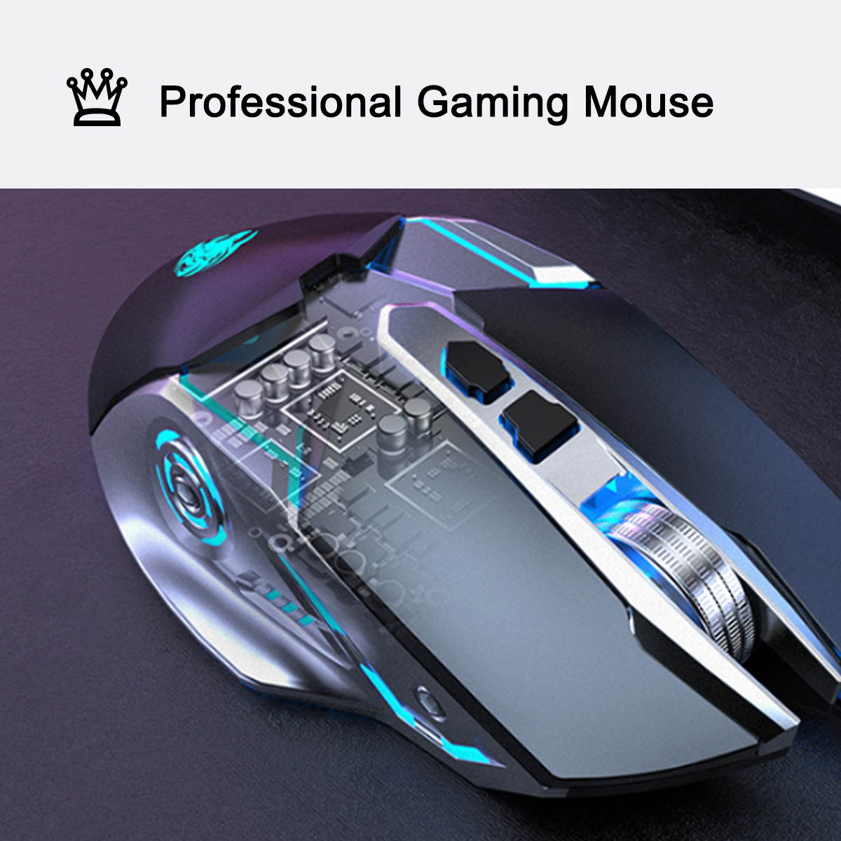Wired RGB Backlit Gaming Keyboard and Mouse, Gaming Mouse Pad, Gaming Headset,All in One Combo for PC Gamers, White, GK35