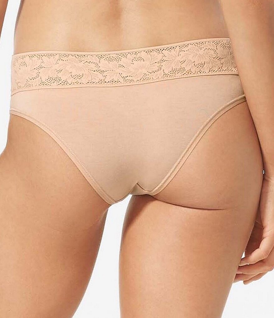 Tommy John Lace Waist Cheeky Second Skin Brief Panty