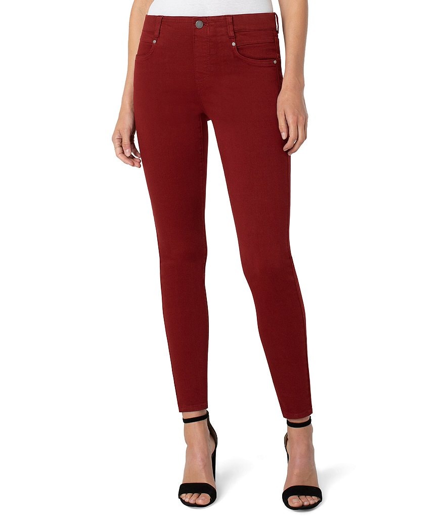 Liverpool Los Angeles Gia Glider Faux Button Pull-On Skinny Jean