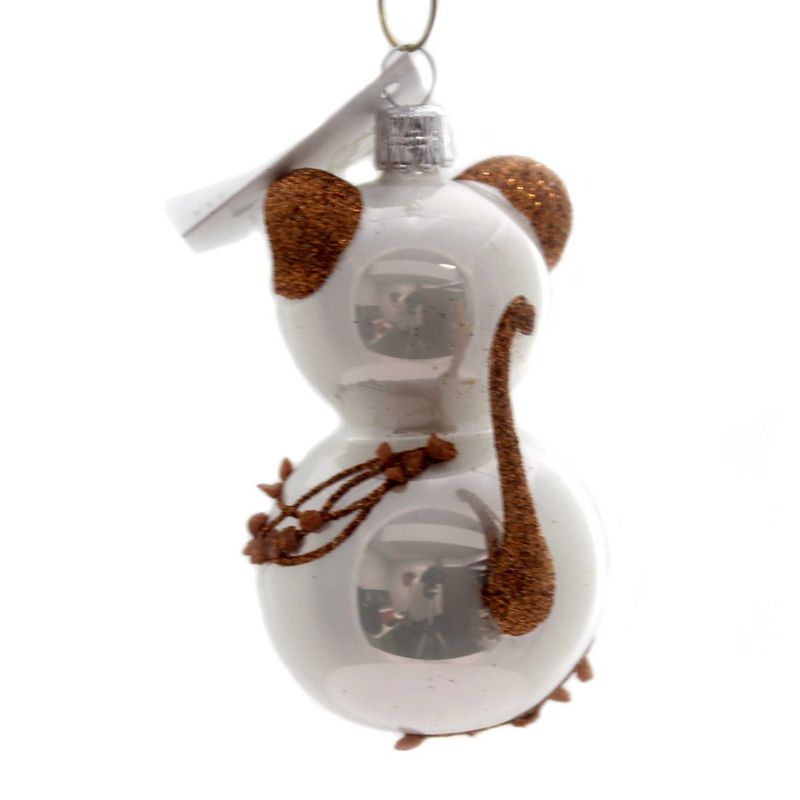 Golden Bell Collection White Mouse Ornament Czech Republic  -  Tree Ornaments