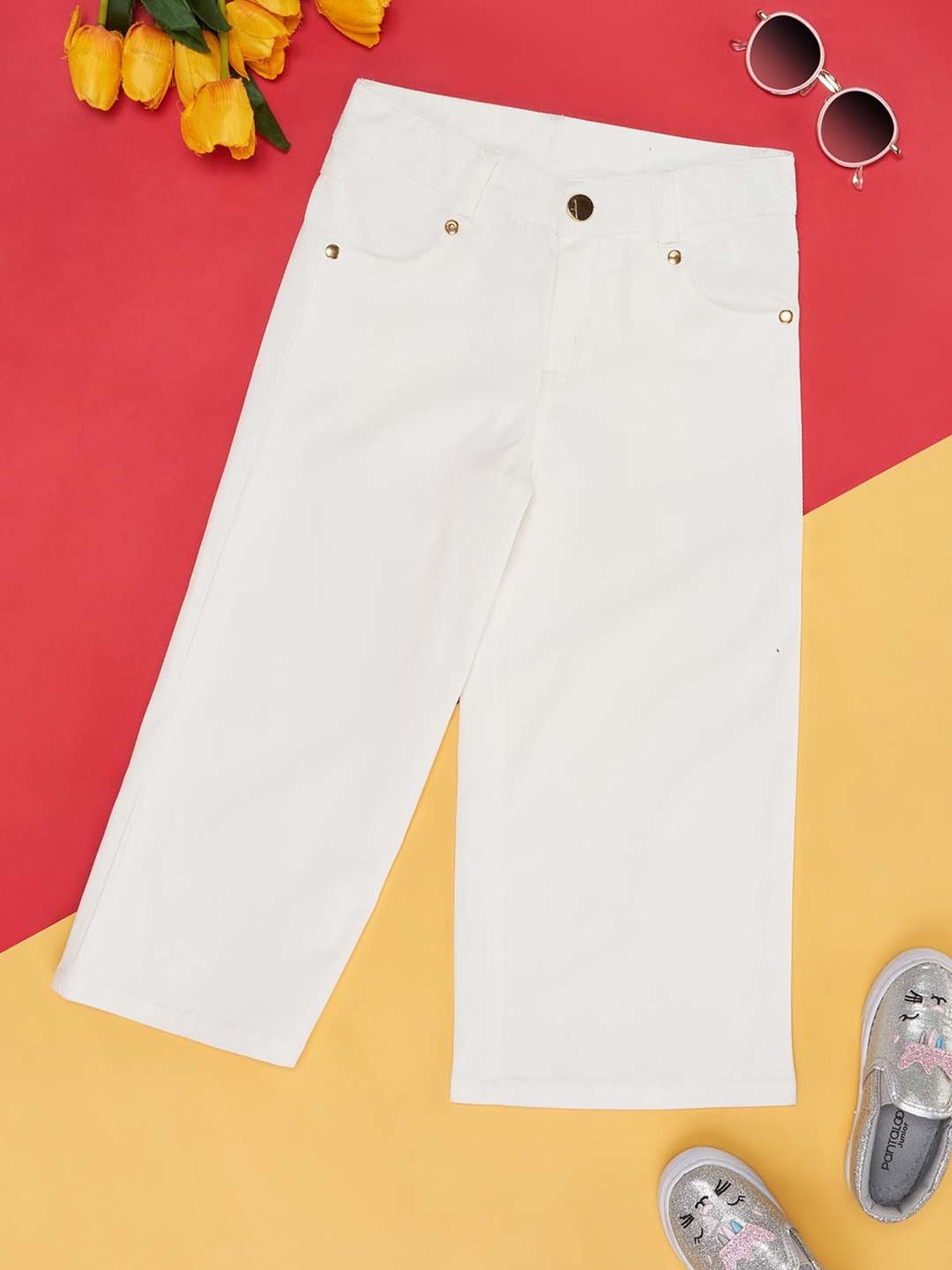 Girls ONLY Girls Black Flared Fit Jeans