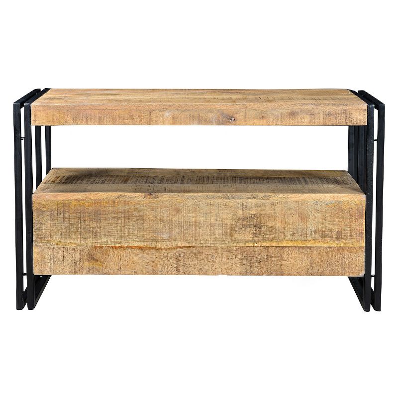 Reclaimed Wood 55" TV Cabinet with Double Drawers - Timbergirl