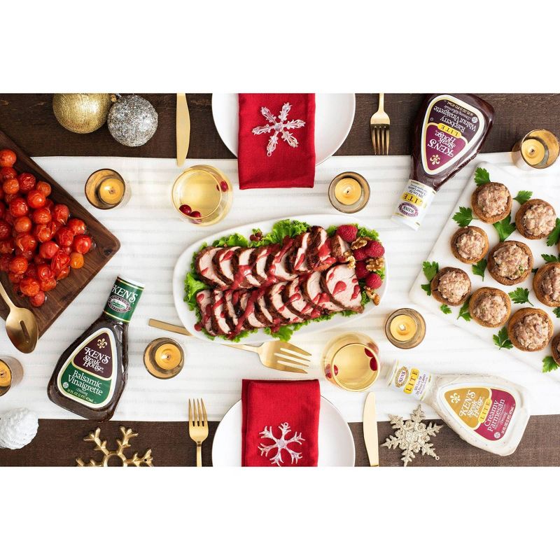 Ken's Steakhouse Lite Raspberry Walnut Vinaigrette Dressing 16fl oz