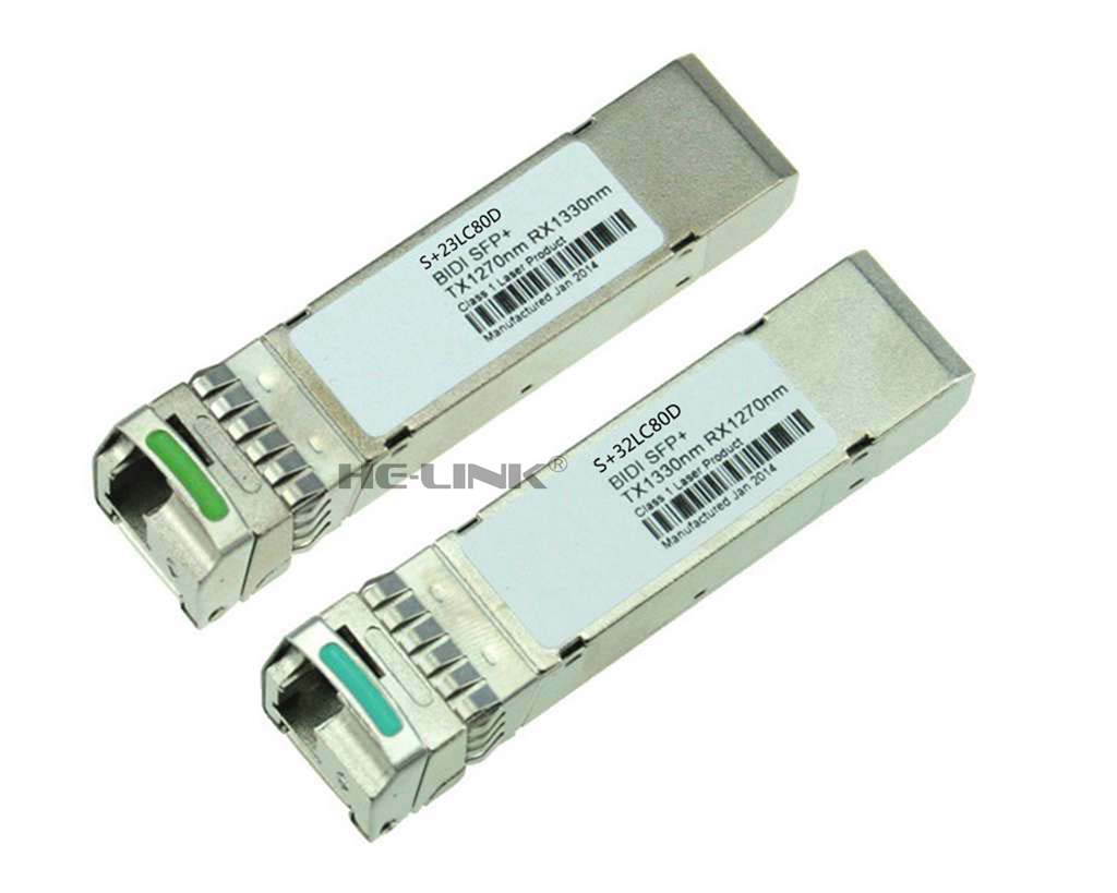 S+2332LC80D Mikrotik Compatible Pair of BiDi SFP 10G 80km Transceiver