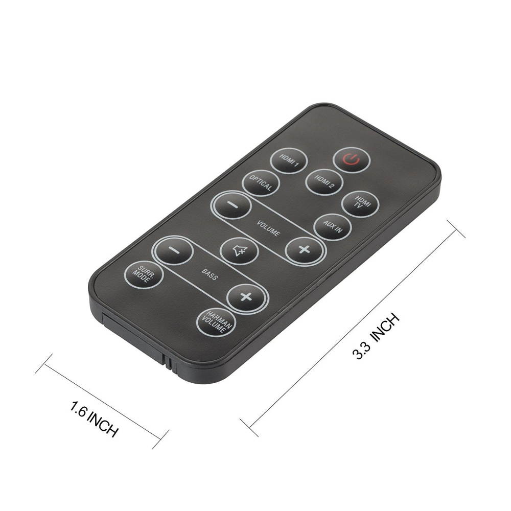 Remote Control Commander Fr JBL Harman Kardon SB26 Sound Bar 26 With Battery
