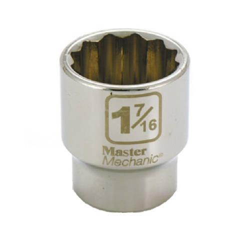 Apex Tool Group 356758 0.75 in. Drive Master Mechanic 0.44 in. 12 Point Socket