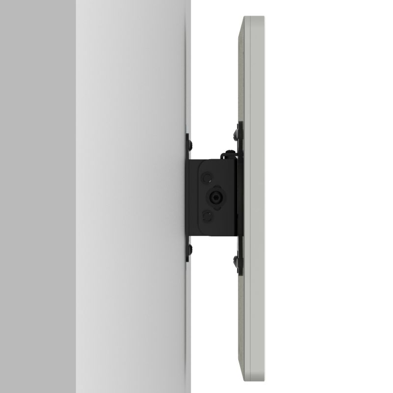 VidaMount Light Grey Home Button Covered Enclosure and Tilting VESA Slim Wall Mount [Bundle] compatible with iPad Pro 12.9" (1st/2nd Gen)