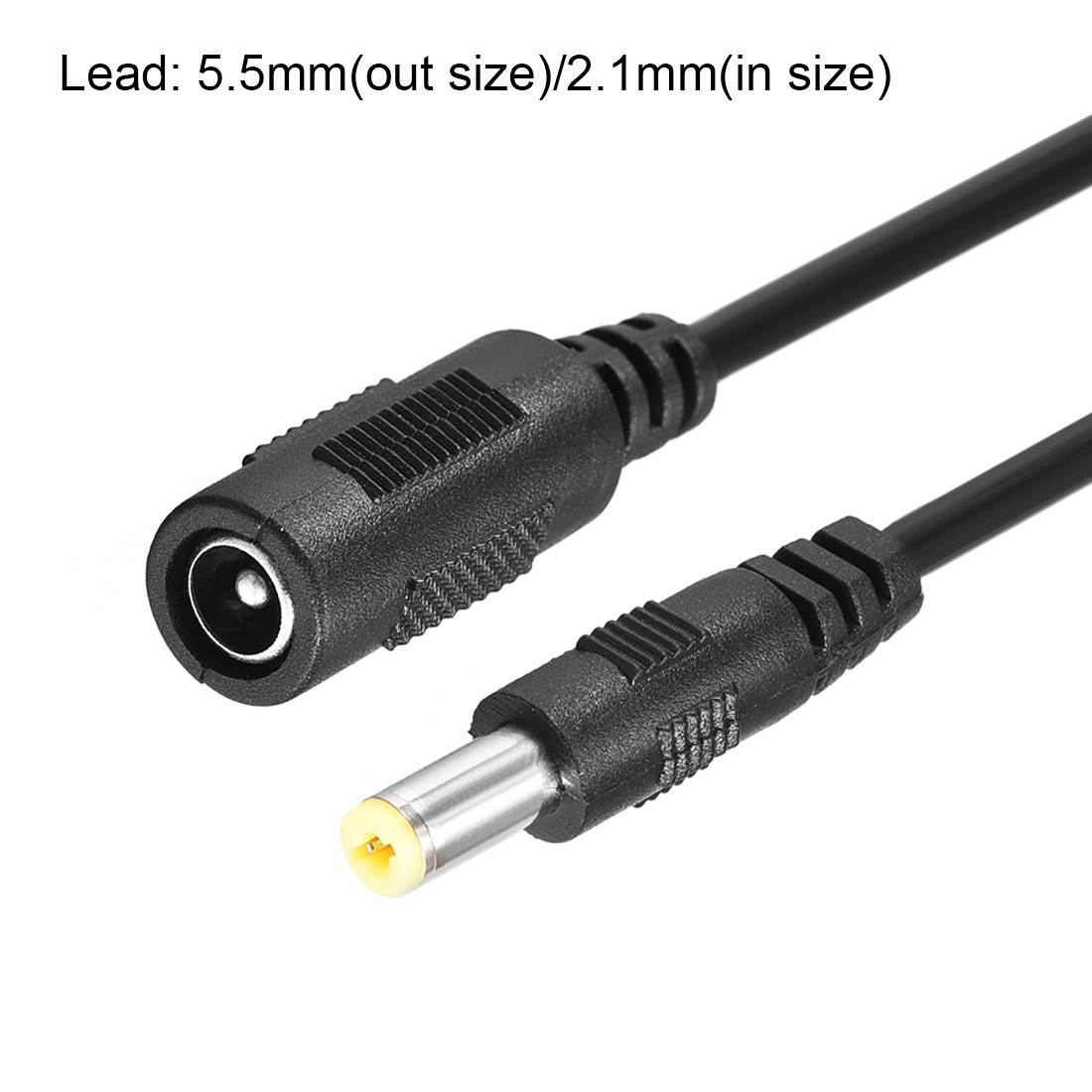 Power Extension Cable 16.4ft 5M 2.1mm x 5.5mm Compatible with Adapter Cord