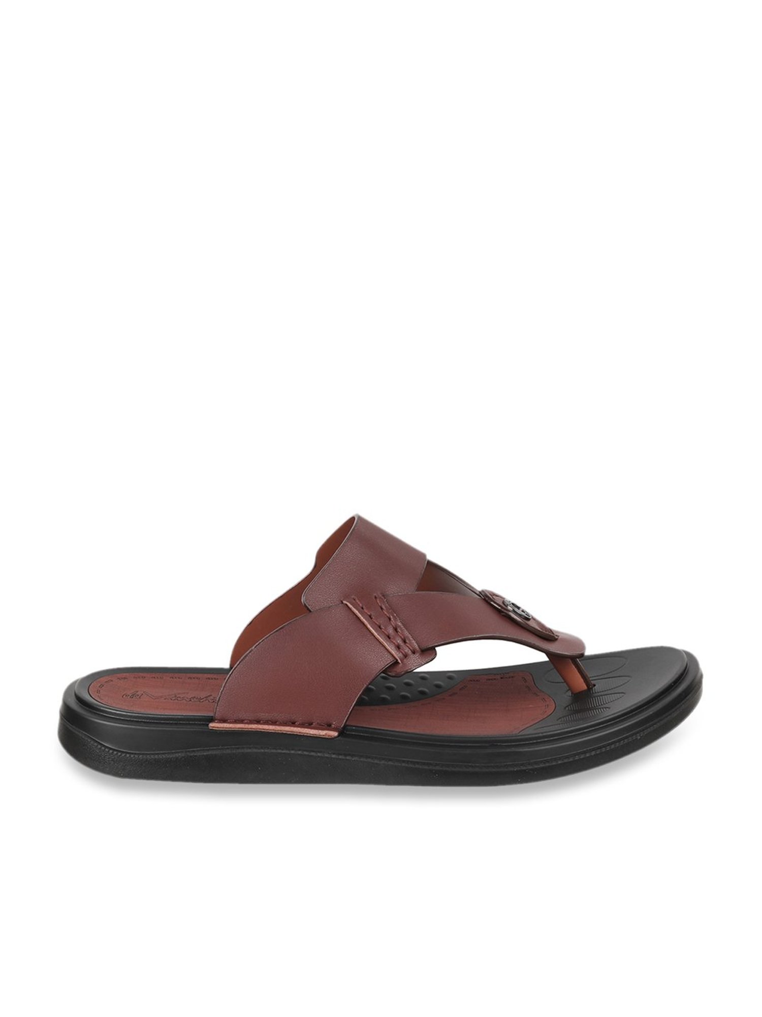 Da Vinchi by Metro Men's Brown Thong Sandals