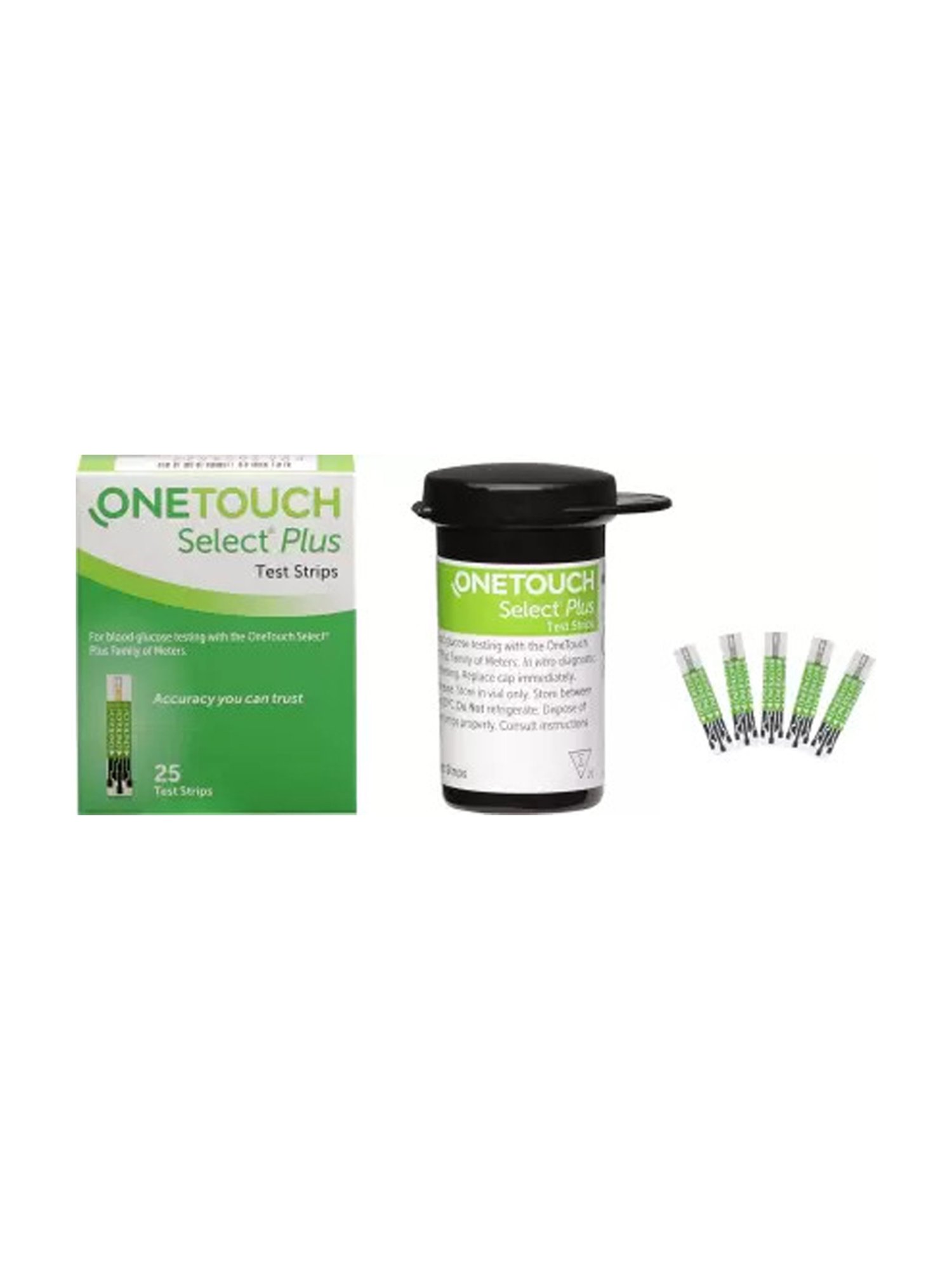 OneTouch Select Plus Test Strips - Pack of 25