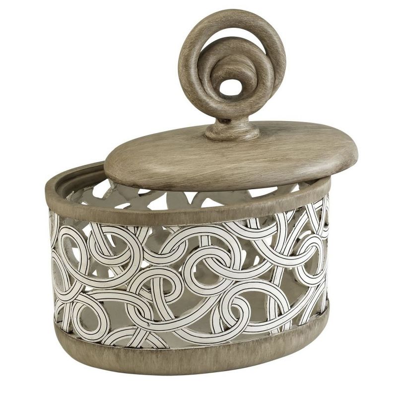 OK Lighting Carved Strings Decorative Box