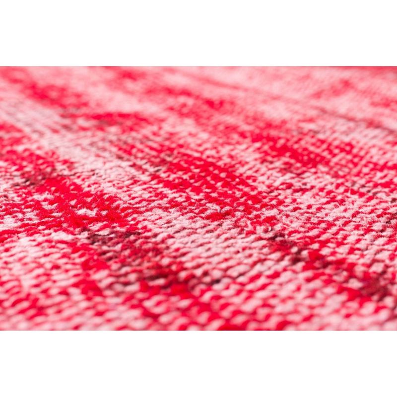 6'8"x10'4" Vintage One-of-a-Kind Idunn Rug Red - Revival Rugs