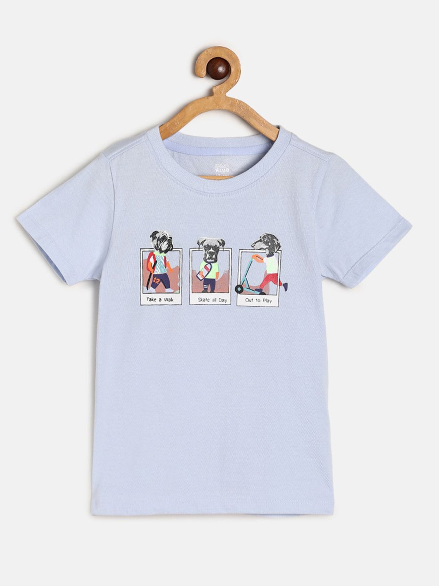 MINIKLUB Kids Lilac Printed T-Shirt