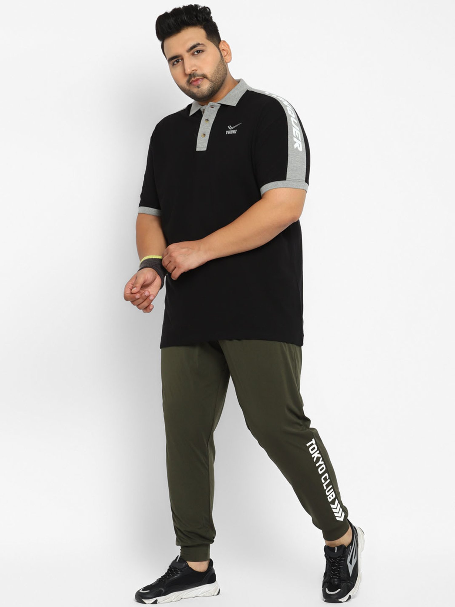 Yuuki Olive Jogger Fit Joggers