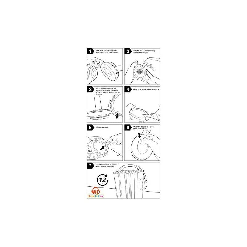 HPAEC1540 Replacement Alcantara Ear Pads for SRH1540 HeadphonesBlack