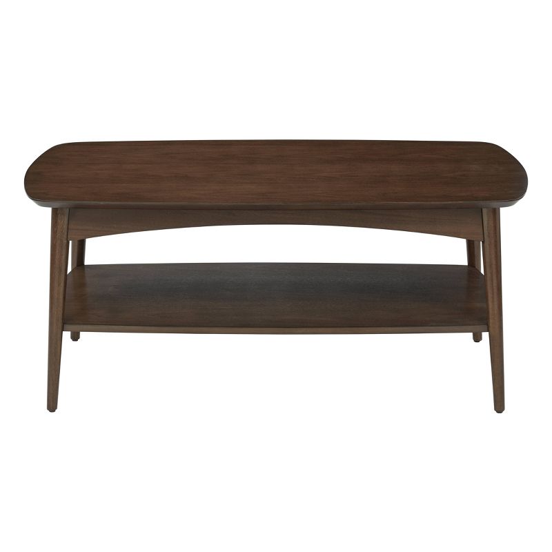 Ikiriya Nashville Solid Beige Wood Coffee Table Teak Finish